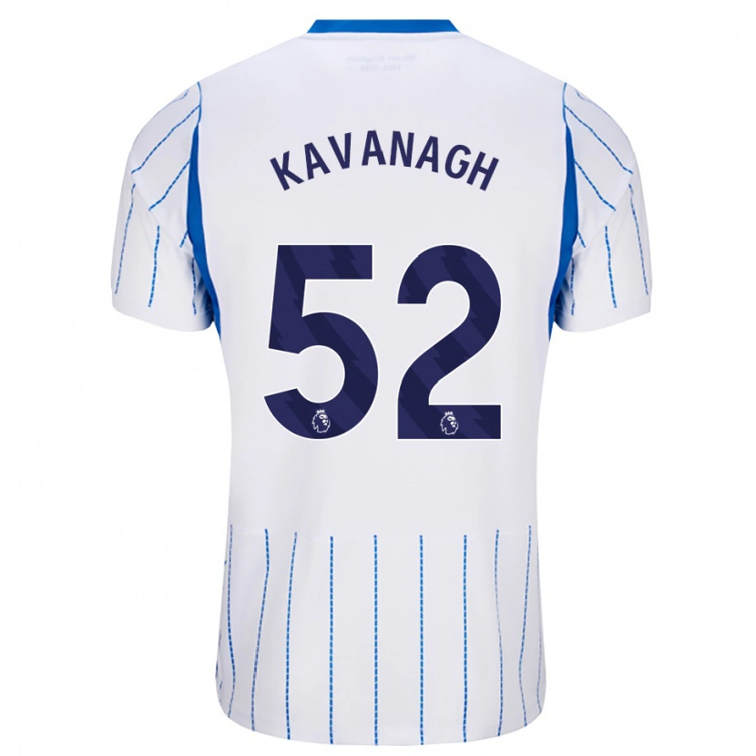 Danxen Kvinder Leigh Kavanagh #52 Jægerblå Hvid Udebane Spillertrøjer 2026/27 Trøje T-Shirt