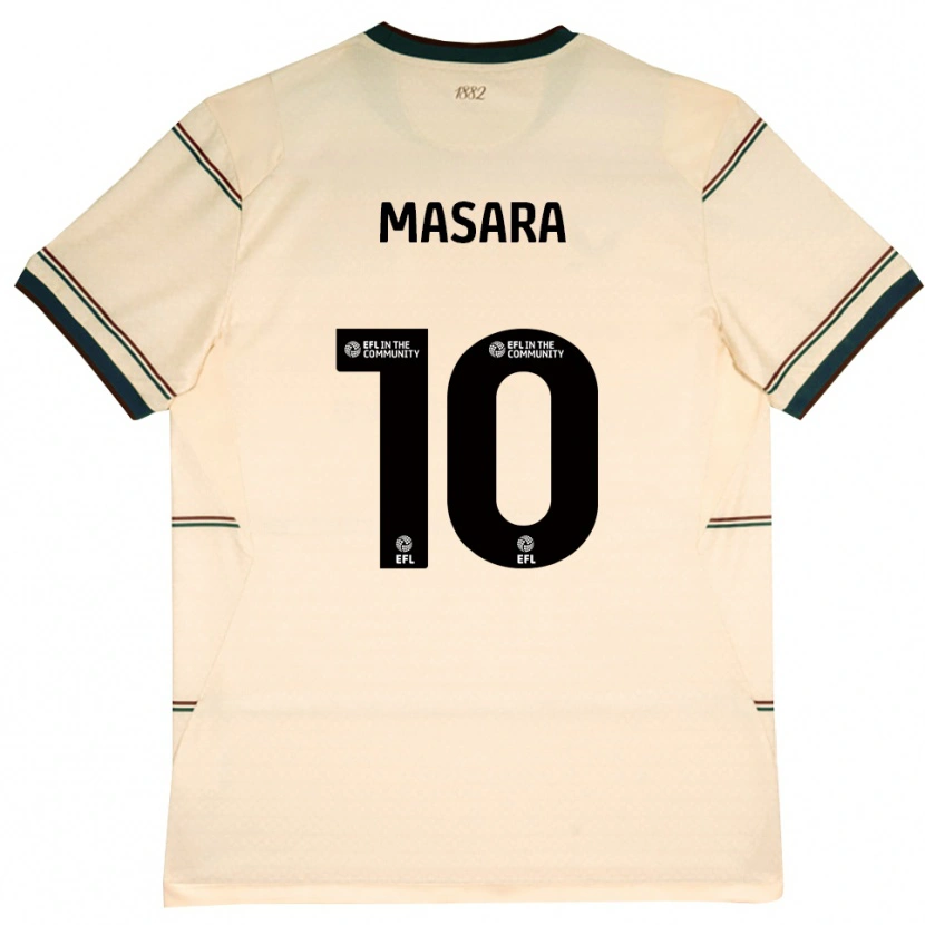 Danxen Kvinder Vishon Masara #10 Beige Vinrød Udebane Spillertrøjer 2026/27 Trøje T-Shirt