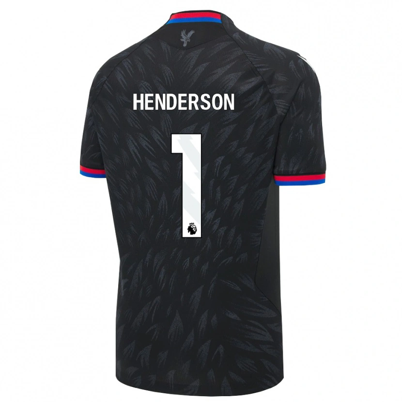 Danxen Kvinder Dean Henderson #1 Sort Blå Rød Udebane Spillertrøjer 2026/27 Trøje T-Shirt
