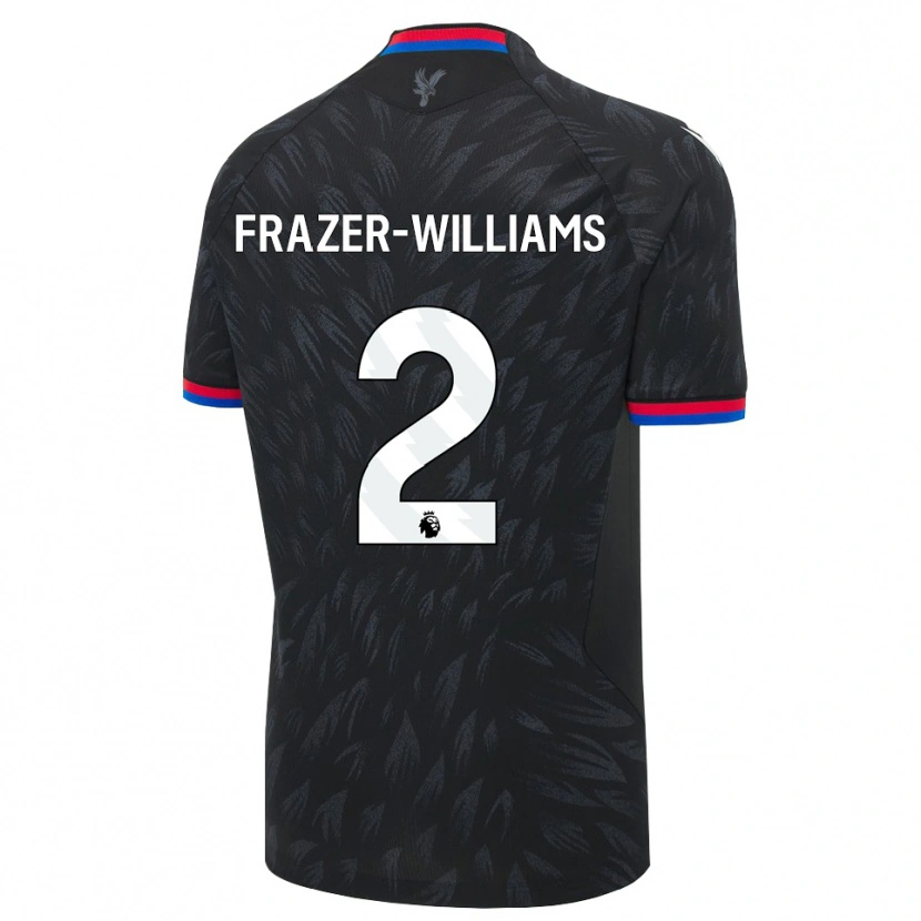 Danxen Kvinder Khyan Frazer-Williams #2 Sort Blå Rød Udebane Spillertrøjer 2026/27 Trøje T-Shirt