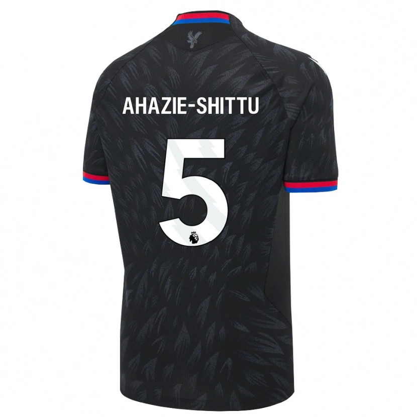 Danxen Kvinder Remi Ahazie-Shittu #5 Sort Blå Rød Udebane Spillertrøjer 2026/27 Trøje T-Shirt