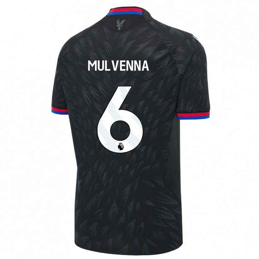 Danxen Kvinder Alfie Mulvenna #6 Sort Blå Rød Udebane Spillertrøjer 2026/27 Trøje T-Shirt