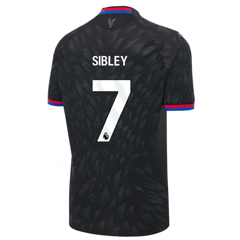 Danxen Kvinder Isabella Sibley #7 Sort Blå Rød Udebane Spillertrøjer 2026/27 Trøje T-Shirt