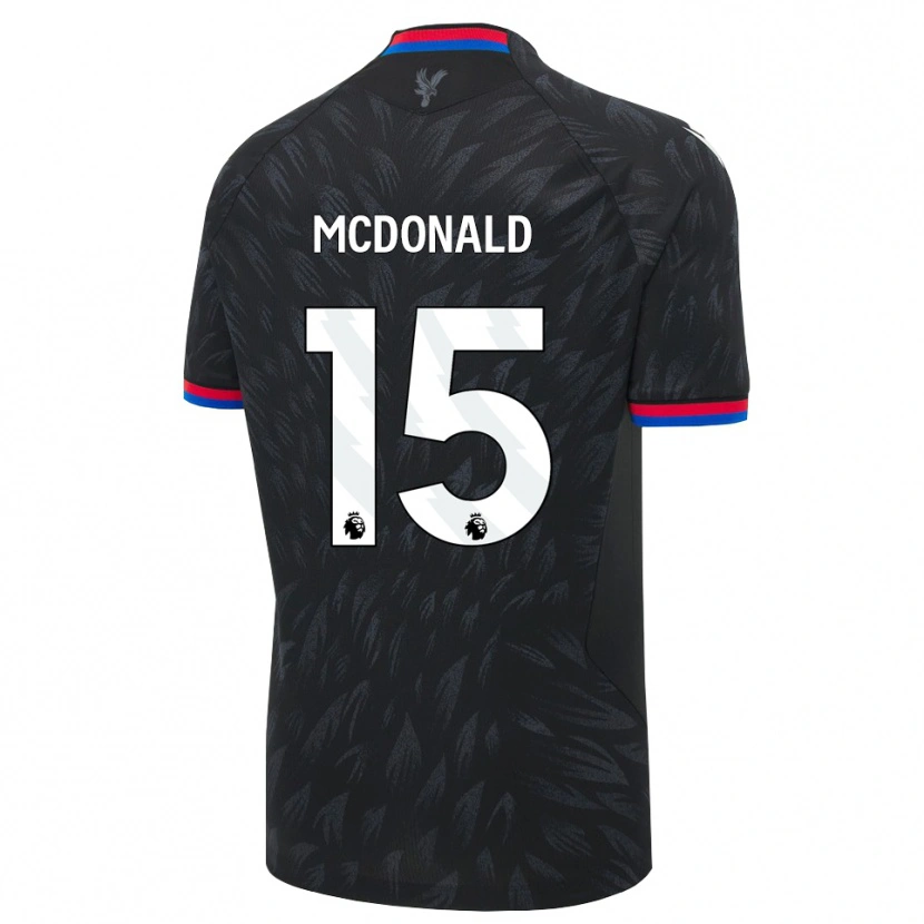 Danxen Kvinder Jayden Mcdonald #15 Sort Blå Rød Udebane Spillertrøjer 2026/27 Trøje T-Shirt