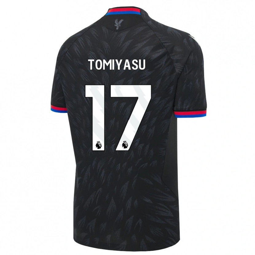 Danxen Kvinder Takehiro Tomiyasu #17 Sort Blå Rød Udebane Spillertrøjer 2026/27 Trøje T-Shirt