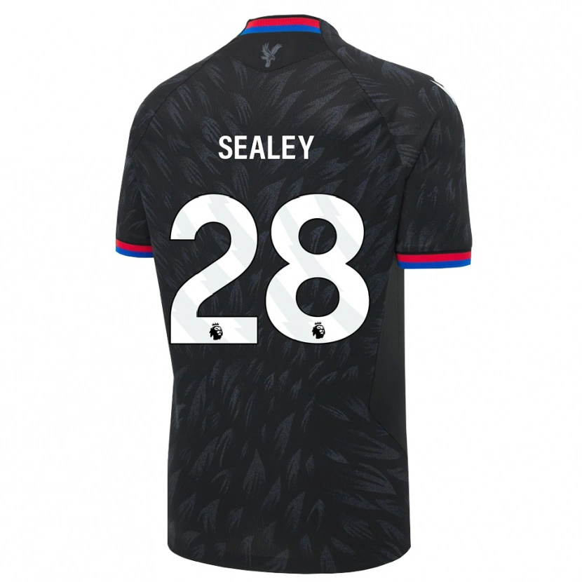 Danxen Kvinder Amaari Sealey #28 Sort Blå Rød Udebane Spillertrøjer 2026/27 Trøje T-Shirt