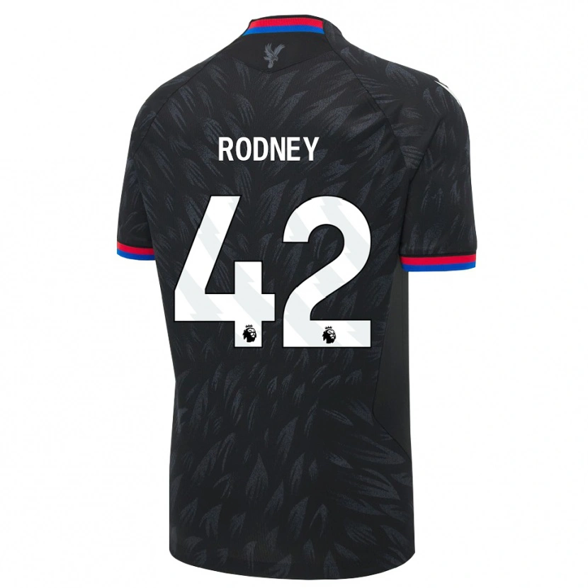 Danxen Kvinder Kaden Rodney #42 Sort Blå Rød Udebane Spillertrøjer 2026/27 Trøje T-Shirt
