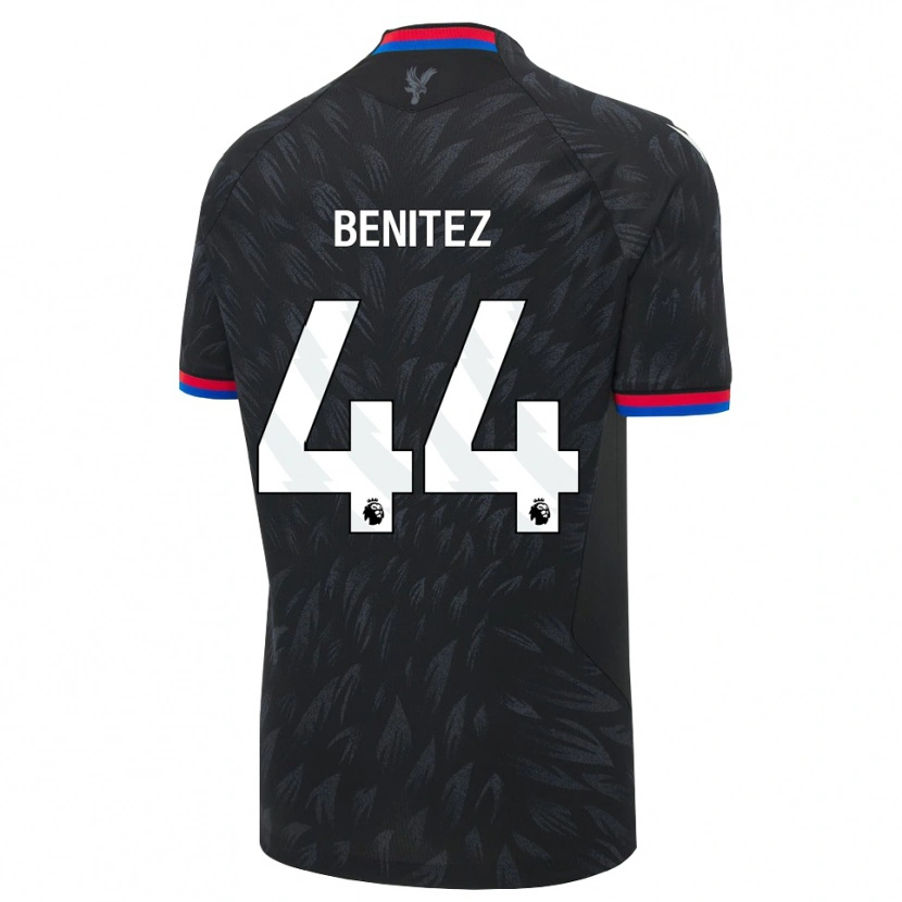 Danxen Kvinder Walter Benítez #44 Sort Blå Rød Udebane Spillertrøjer 2026/27 Trøje T-Shirt