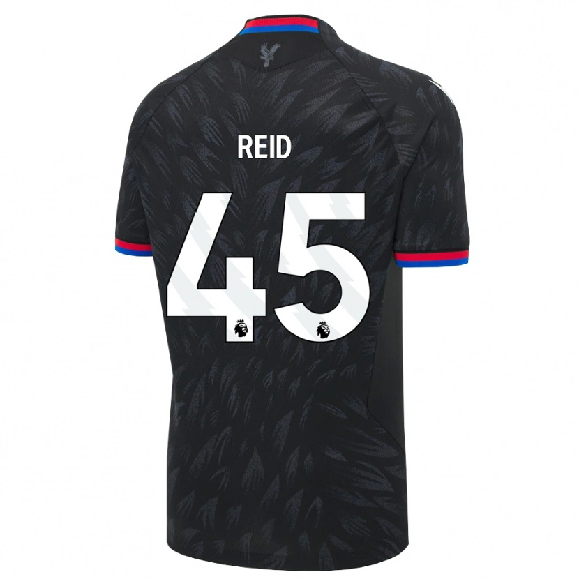 Danxen Kvinder Dylan Reid #45 Sort Blå Rød Udebane Spillertrøjer 2026/27 Trøje T-Shirt