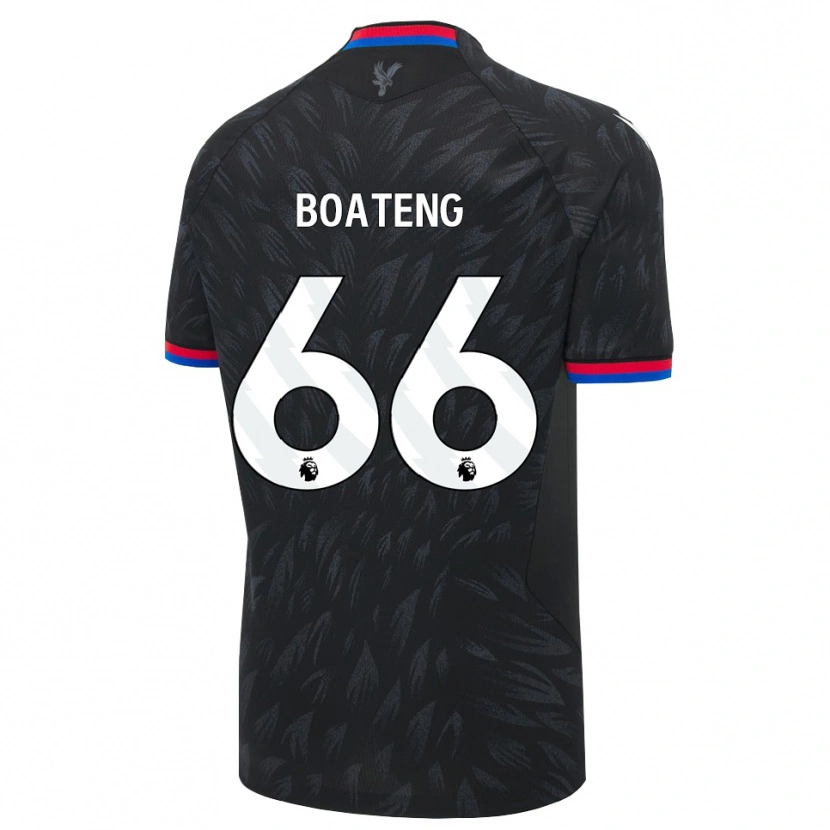 Danxen Kvinder David Boateng #66 Sort Blå Rød Udebane Spillertrøjer 2026/27 Trøje T-Shirt