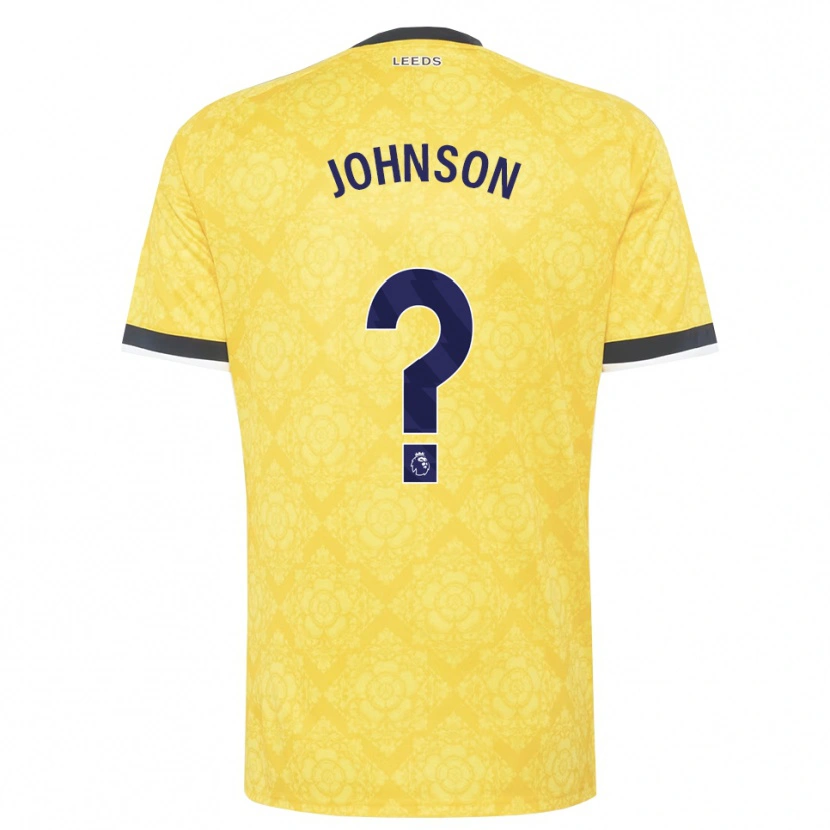 Danxen Kvinder Oluwatobi Johnson #0 Gul Hvid Sort Udebane Spillertrøjer 2026/27 Trøje T-Shirt
