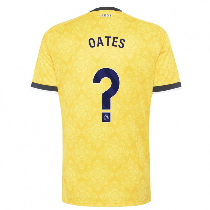 Danxen Kvinder Charlotte Oates #0 Gul Hvid Sort Udebane Spillertrøjer 2026/27 Trøje T-Shirt