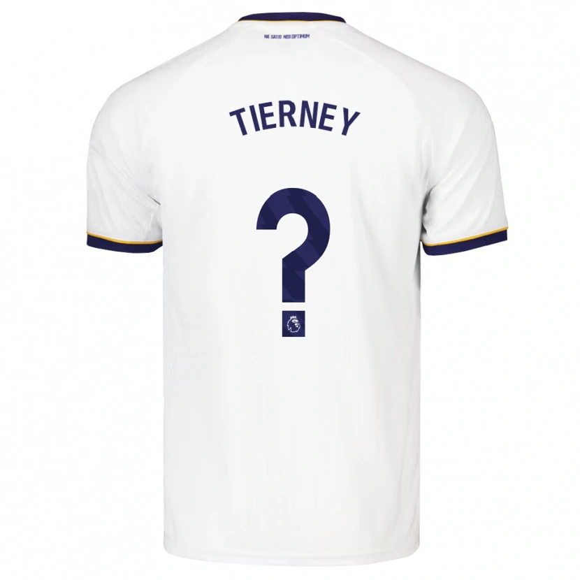 Danxen Kvinder Jack Tierney #0 Midnatsblå Hvid Gul Udebane Spillertrøjer 2026/27 Trøje T-Shirt