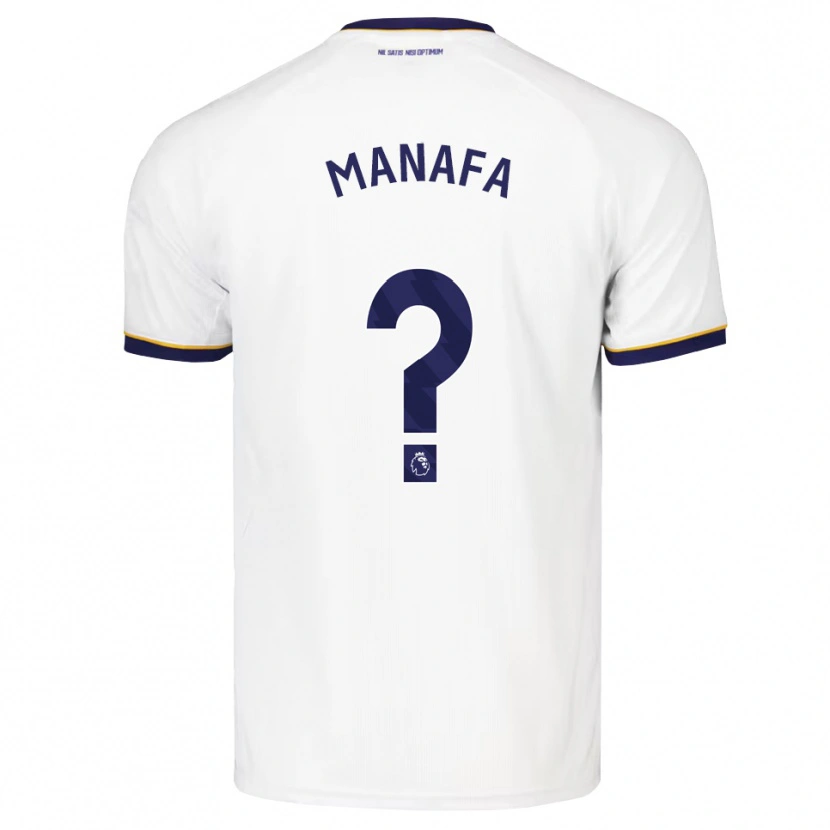 Danxen Kvinder Saja Manafa #0 Midnatsblå Hvid Gul Udebane Spillertrøjer 2026/27 Trøje T-Shirt