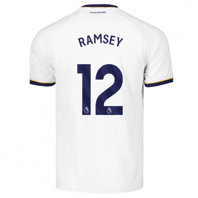 Danxen Kvinder Emily Ramsey #12 Midnatsblå Hvid Gul Udebane Spillertrøjer 2026/27 Trøje T-Shirt