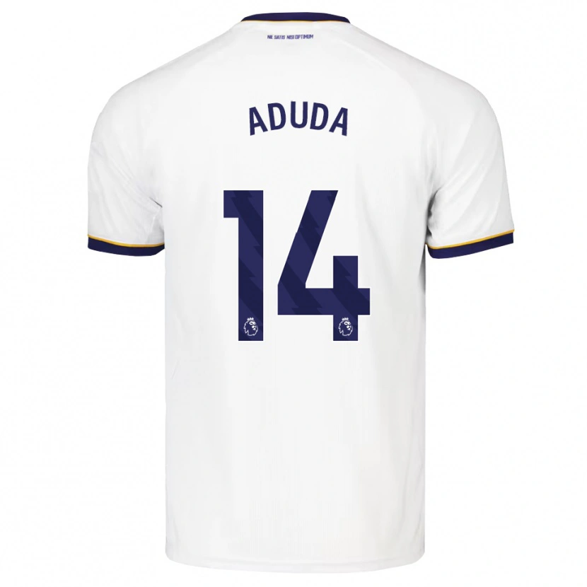 Danxen Kvinder Rodney Aduda #14 Midnatsblå Hvid Gul Udebane Spillertrøjer 2026/27 Trøje T-Shirt