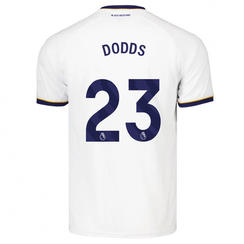 Danxen Kvinder John Dodds #23 Midnatsblå Hvid Gul Udebane Spillertrøjer 2026/27 Trøje T-Shirt