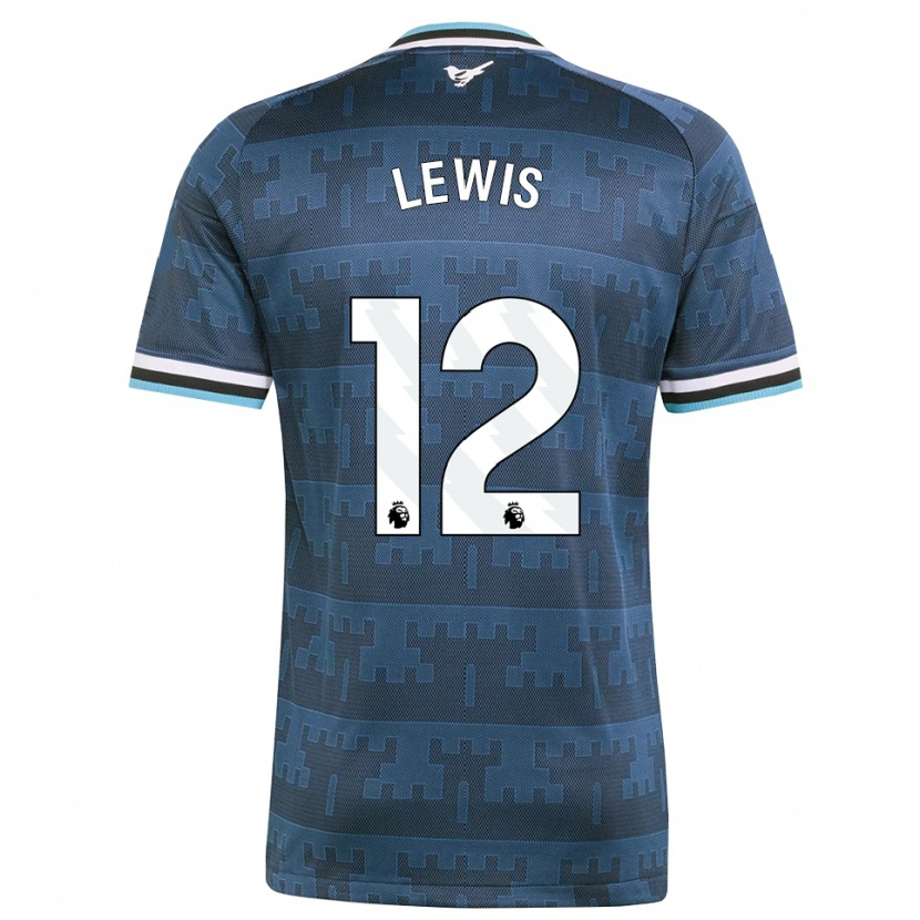 Danxen Kvinder Jamal Lewis #12 Gul Sort Blå Udebane Spillertrøjer 2026/27 Trøje T-Shirt