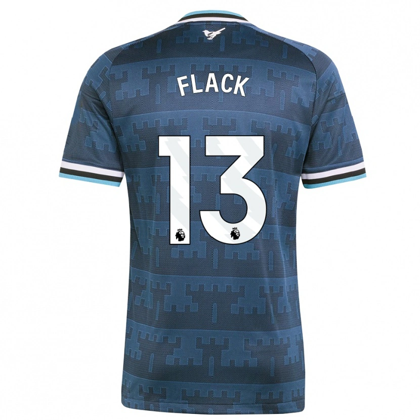Danxen Kvinder Lucas Flack #13 Gul Sort Blå Udebane Spillertrøjer 2026/27 Trøje T-Shirt