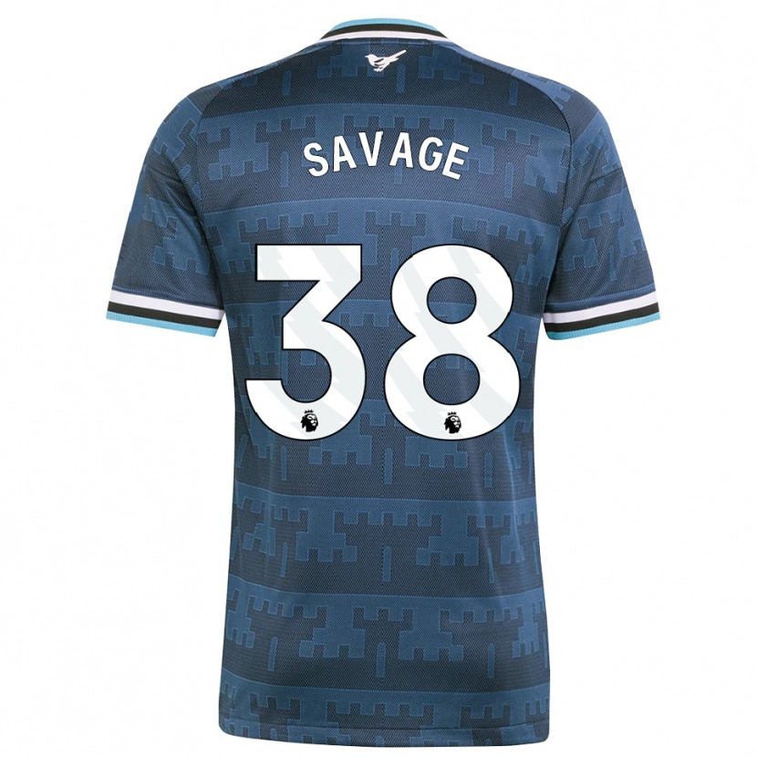 Danxen Kvinder Remi Savage #38 Gul Sort Blå Udebane Spillertrøjer 2026/27 Trøje T-Shirt