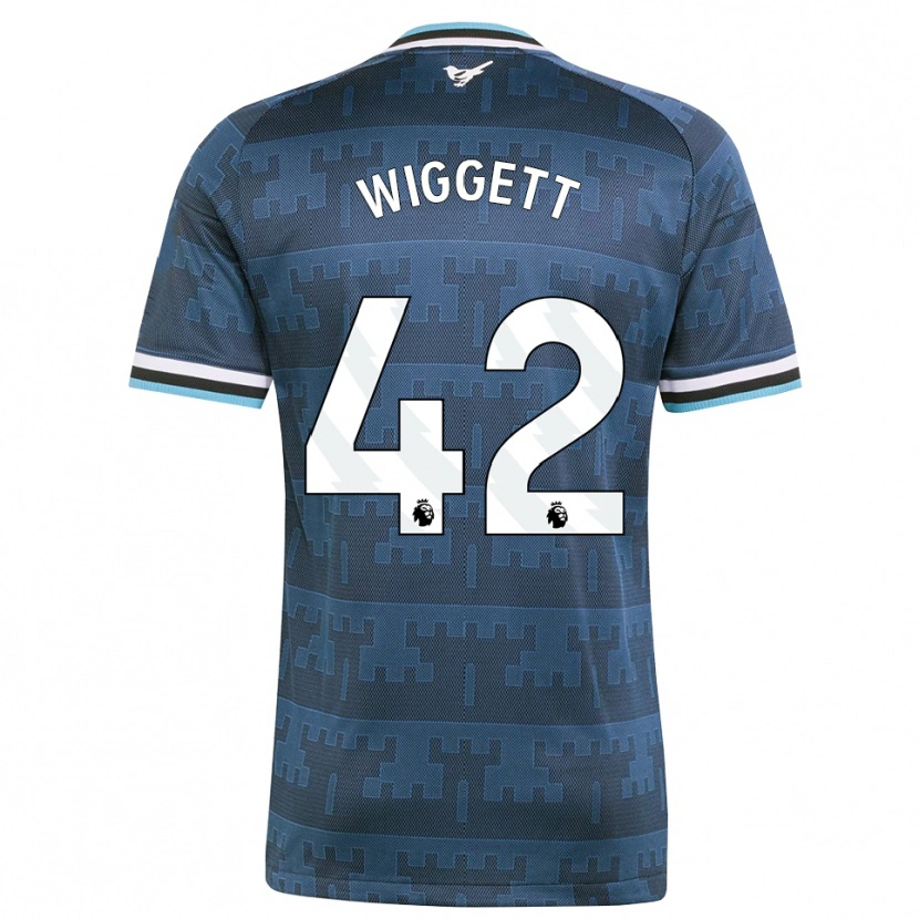 Danxen Kvinder Charlie Wiggett #42 Gul Sort Blå Udebane Spillertrøjer 2026/27 Trøje T-Shirt