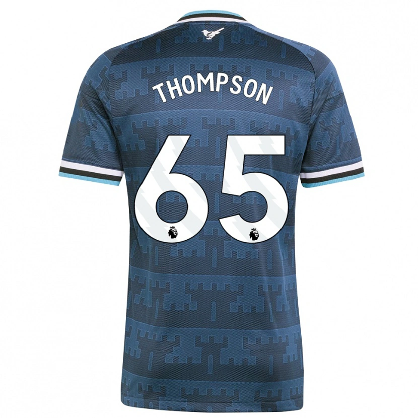 Danxen Kvinder Ciaran Thompson #65 Gul Sort Blå Udebane Spillertrøjer 2026/27 Trøje T-Shirt
