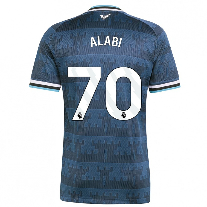 Danxen Kvinder Sam Alabi #70 Gul Sort Blå Udebane Spillertrøjer 2026/27 Trøje T-Shirt
