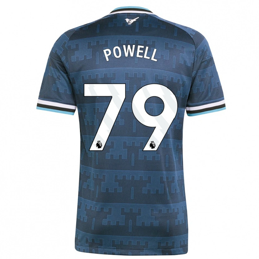 Danxen Kvinder Rory Powell #79 Gul Sort Blå Udebane Spillertrøjer 2026/27 Trøje T-Shirt