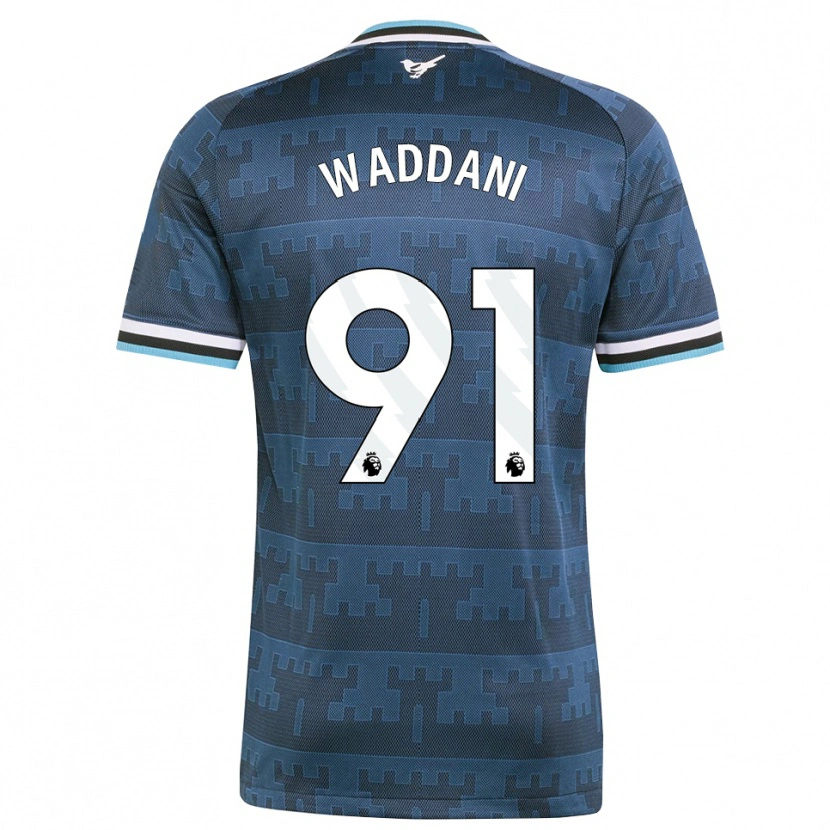 Danxen Kvinder Mohamed Waddani #91 Gul Sort Blå Udebane Spillertrøjer 2026/27 Trøje T-Shirt