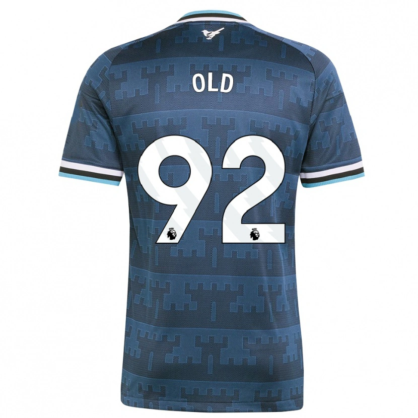 Danxen Kvinder Thomas Old #92 Gul Sort Blå Udebane Spillertrøjer 2026/27 Trøje T-Shirt