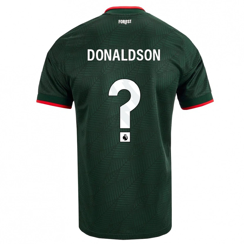 Danxen Kvinder Mason Donaldson #0 Mørk Grøn Rød Udebane Spillertrøjer 2026/27 Trøje T-Shirt