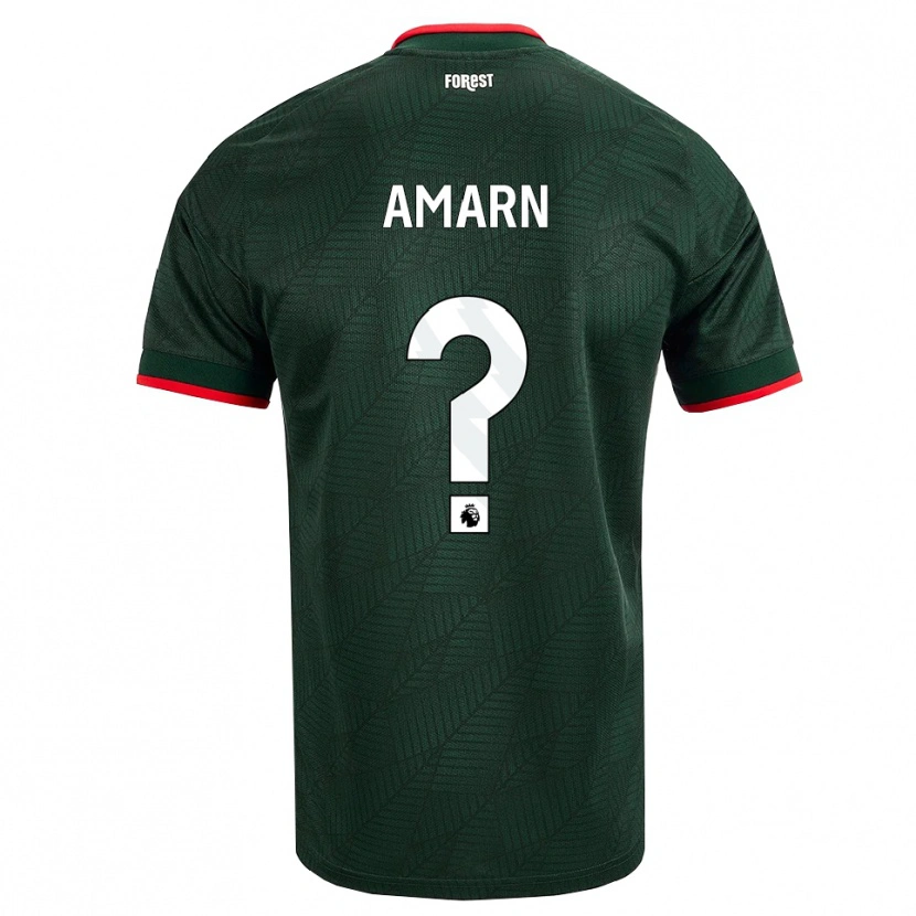 Danxen Kvinder Amarn Robinson #0 Mørk Grøn Rød Udebane Spillertrøjer 2026/27 Trøje T-Shirt
