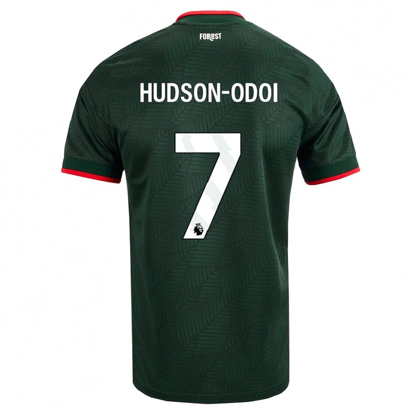 Danxen Kvinder Callum Hudson-Odoi #7 Mørk Grøn Rød Udebane Spillertrøjer 2026/27 Trøje T-Shirt