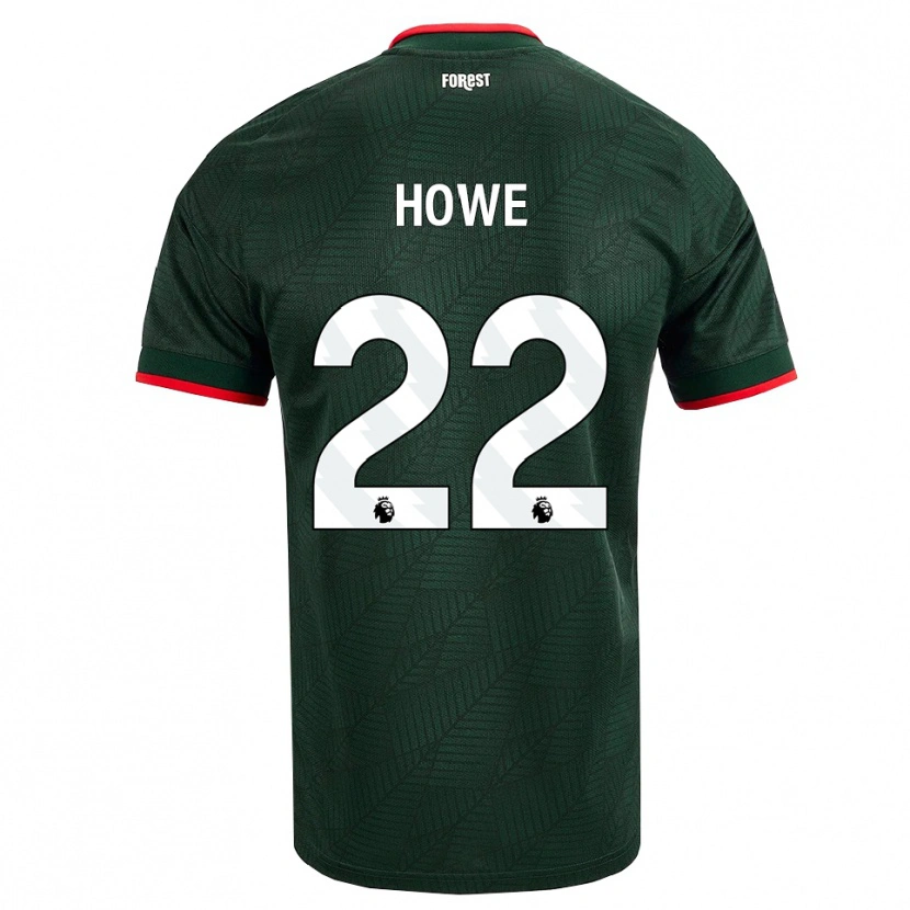 Danxen Kvinder Casey Howe #22 Mørk Grøn Rød Udebane Spillertrøjer 2026/27 Trøje T-Shirt