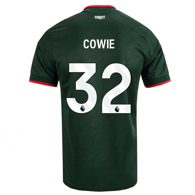 Danxen Kvinder Abi Cowie #32 Mørk Grøn Rød Udebane Spillertrøjer 2026/27 Trøje T-Shirt