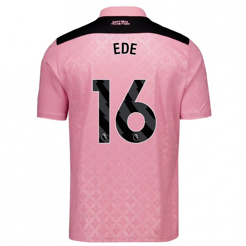 Danxen Kvinder Grace Ede #16 Lysrosa Sort Udebane Spillertrøjer 2026/27 Trøje T-Shirt