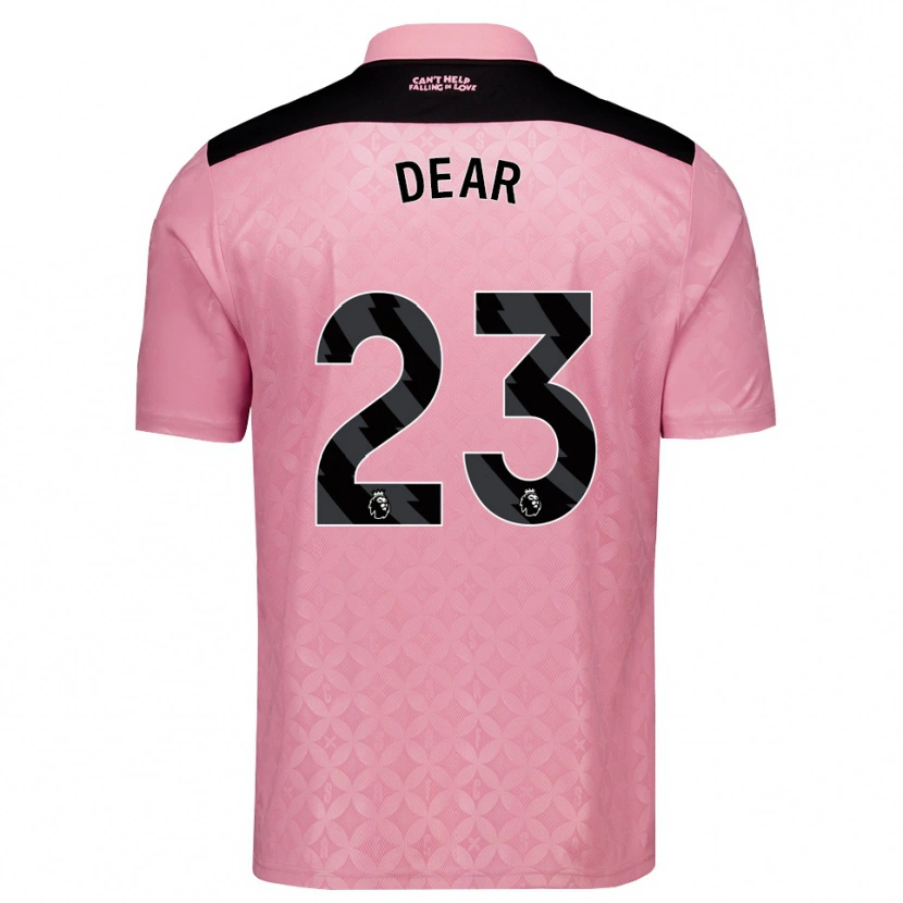 Danxen Kvinder Jenna Dear #23 Lysrosa Sort Udebane Spillertrøjer 2026/27 Trøje T-Shirt