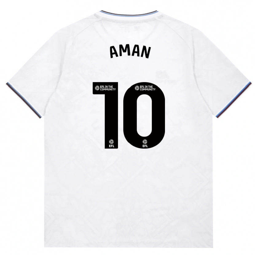Danxen Kvinder Abdulkareem Aman #10 Vinrød Hvid Udebane Spillertrøjer 2026/27 Trøje T-Shirt