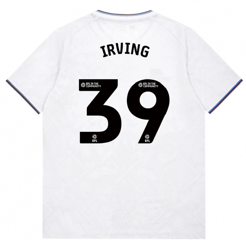 Danxen Kvinder Andy Irving #39 Vinrød Hvid Udebane Spillertrøjer 2026/27 Trøje T-Shirt