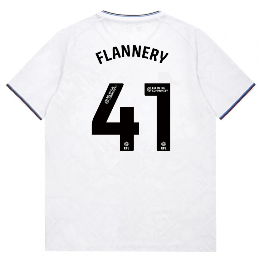 Danxen Kvinder Keira Flannery #41 Vinrød Hvid Udebane Spillertrøjer 2026/27 Trøje T-Shirt