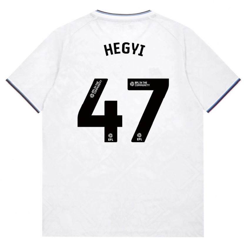 Danxen Kvinder Krisztián Hegyi #47 Vinrød Hvid Udebane Spillertrøjer 2026/27 Trøje T-Shirt