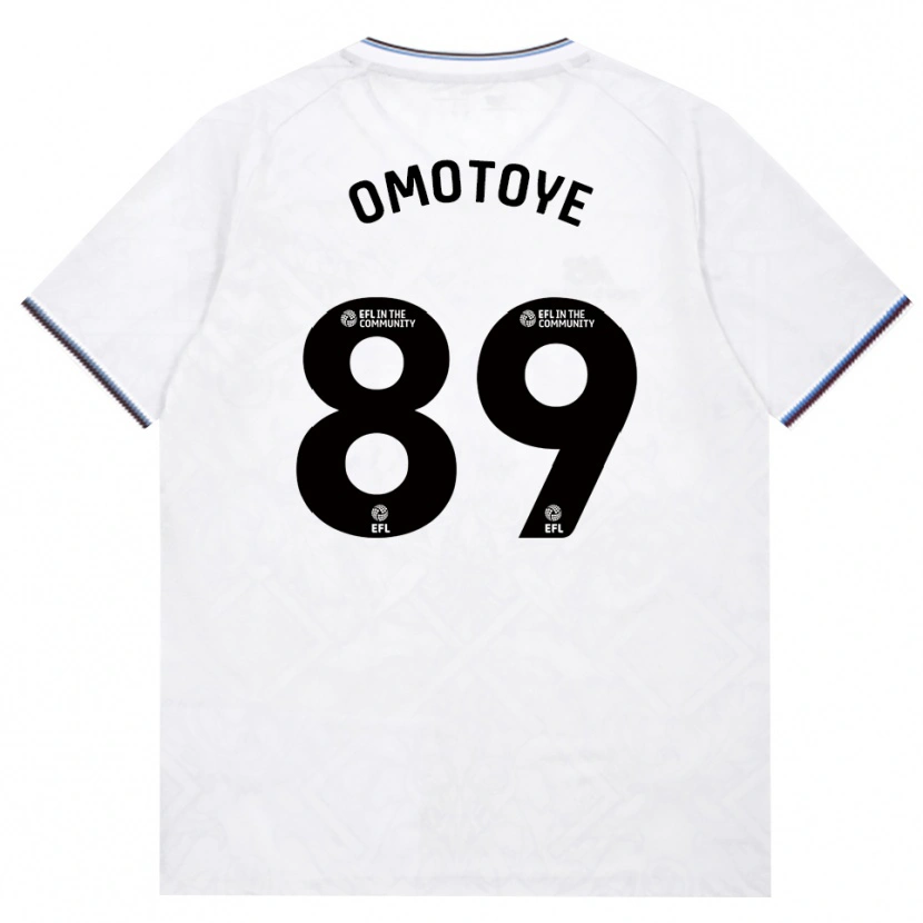 Danxen Kvinder Tyrone Omotoye #89 Vinrød Hvid Udebane Spillertrøjer 2026/27 Trøje T-Shirt
