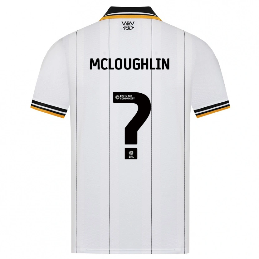 Danxen Kvinder Lee Mcloughlin #0 Orange Hvid Sort Udebane Spillertrøjer 2026/27 Trøje T-Shirt
