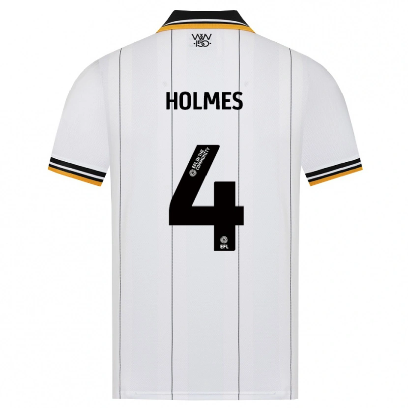 Danxen Kvinder Summer Holmes #4 Orange Hvid Sort Udebane Spillertrøjer 2026/27 Trøje T-Shirt