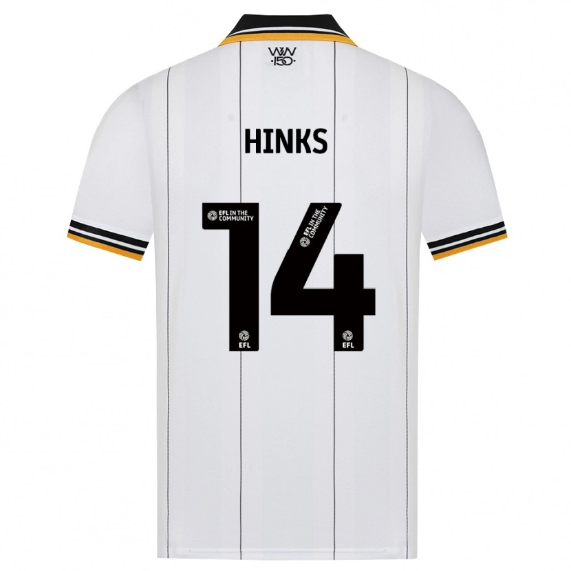 Danxen Kvinder Max Hinks #14 Orange Hvid Sort Udebane Spillertrøjer 2026/27 Trøje T-Shirt
