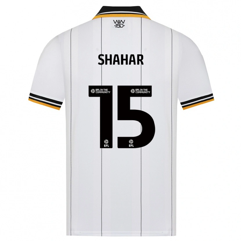 Danxen Kvinder Sebastian Shahar #15 Orange Hvid Sort Udebane Spillertrøjer 2026/27 Trøje T-Shirt
