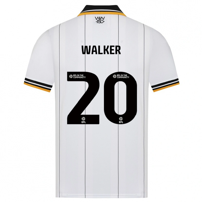Danxen Kvinder Lowri Walker #20 Orange Hvid Sort Udebane Spillertrøjer 2026/27 Trøje T-Shirt