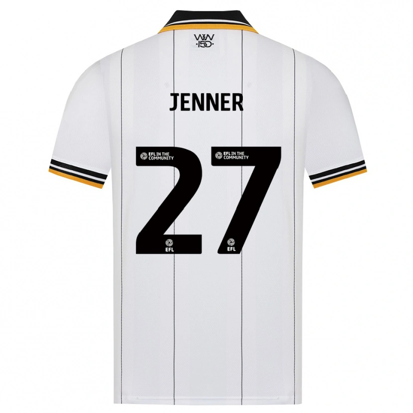 Danxen Kvinder Abbi Jenner #27 Orange Hvid Sort Udebane Spillertrøjer 2026/27 Trøje T-Shirt