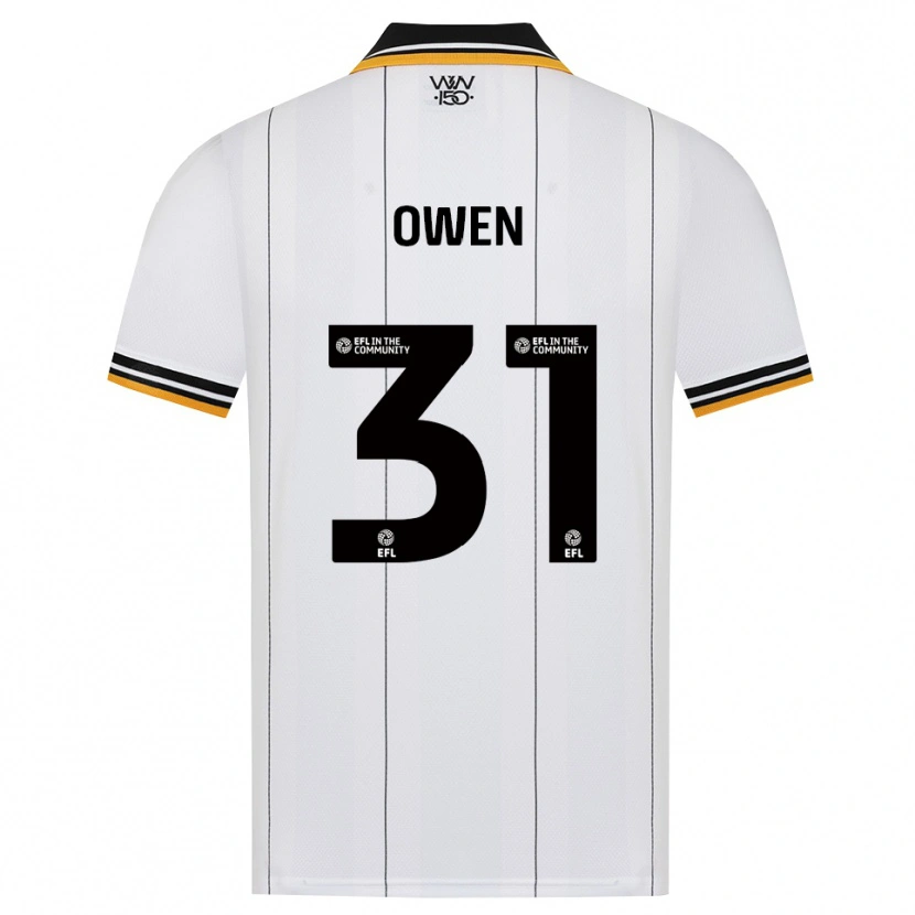 Danxen Kvinder Skye Owen #31 Orange Hvid Sort Udebane Spillertrøjer 2026/27 Trøje T-Shirt