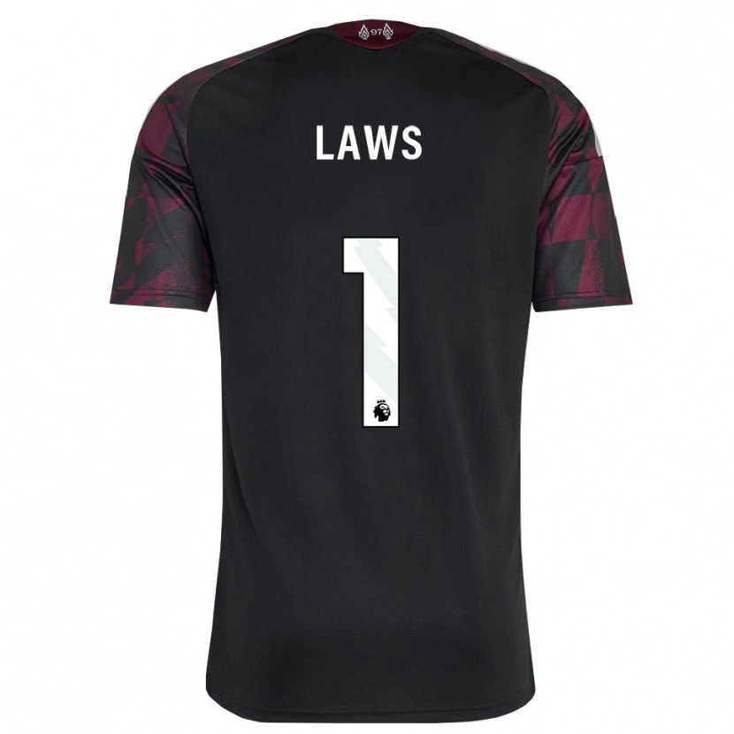 Danxen Kvinder Rachael Laws #1 Sort Hvid Lilla Tredje Sæt Spillertrøjer 2026/27 Trøje T-Shirt